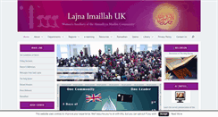 Desktop Screenshot of lajna.org.uk